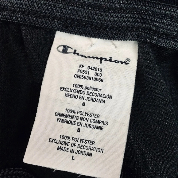 Men's Champion Black Pants Size L - Picture 8 of 10